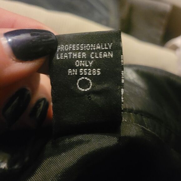 Express genuine leather black pants - Picture 7 of 7